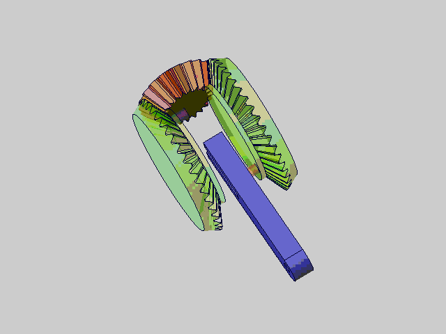 正反转销驱动摆杆机构Positive and negative rotation driven swing rod mechanism