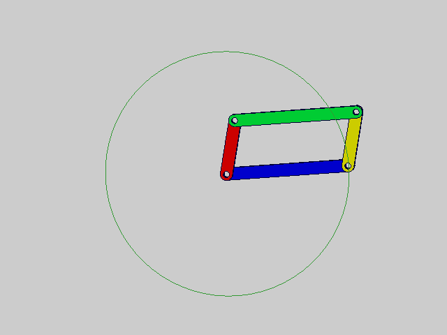 连杆上A点的轨迹Trajectory of point A on the connecting rod